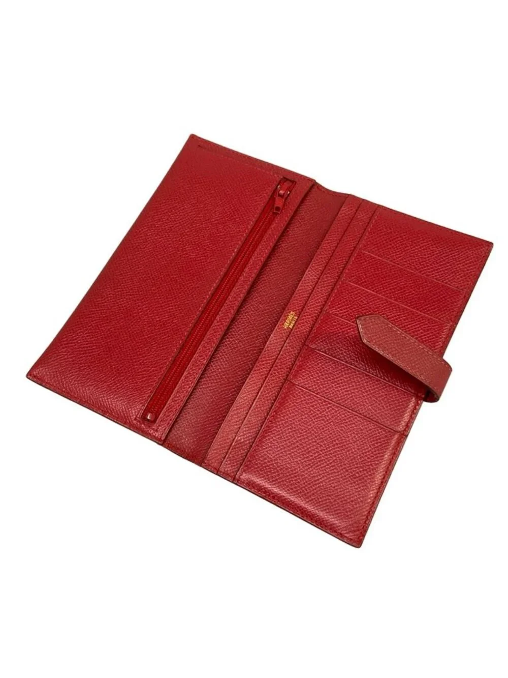 Hermes Wallet Bearn Ruby Previous Model Gold